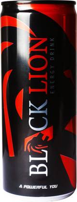 black lion Energy Drink - 250ml - Pack of 4 Can