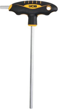 JCB Tools 2 Way T Handle Hex Key, 4mm Allen Key Set