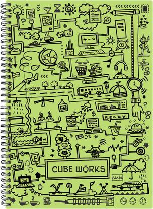 matrikas Cube Works A5 Diary Single Ruling 160 Pages