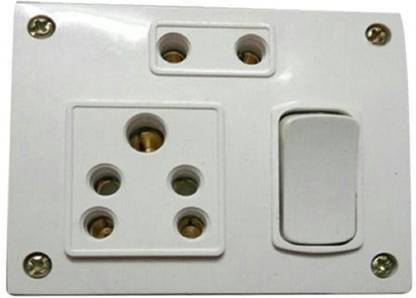 Priya Switch Board SW 25635 6 A Five Pin Socket