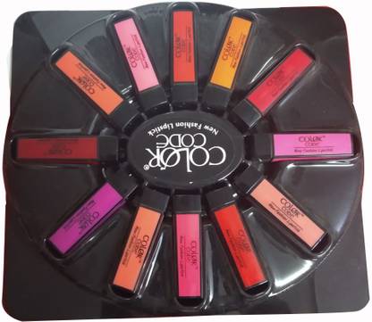 Color Code Matte Lipstick 12 Shades ( 4.8ml )