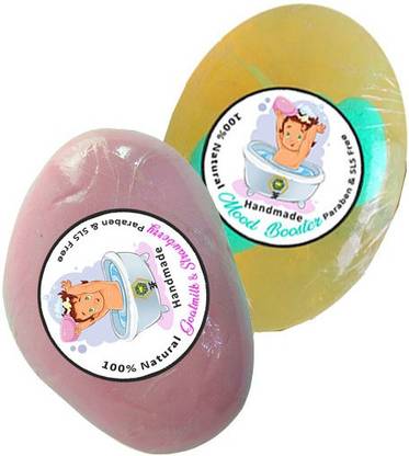 3f HandMade Soap Goat Milk Strawberry And Mood Booster