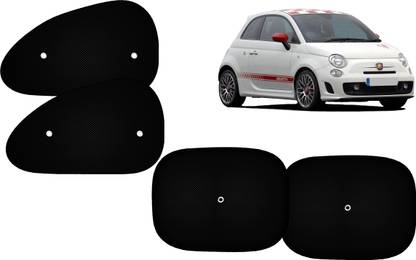 Autokite Side Window Sun Shade For Fiat 500 Abarth