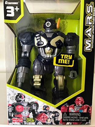 Cybotronix Attack Robot Dark Blue wBronzegold Polar Captain