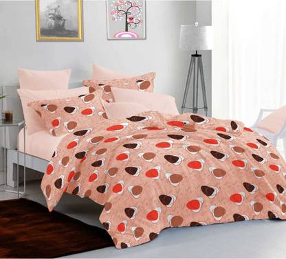 soft on 160 TC Cotton Double Printed Flat Bedsheet