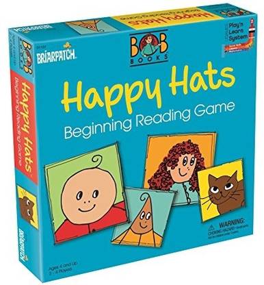 Briar Patch Bob Books Happy Hats Beginning Reading Game Line Educational Board Games