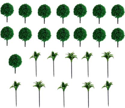 R D MODELS Palm Tree & Green Tree (Scale 1:200) Model Building Kit