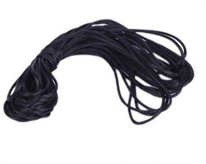 CarbonShot Cotton Dhaga, Black Cotton Thread, Nazar Dhaga - (Black, 20 m) Thread