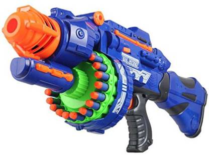 OBLETTER New Big Size Blaster Gun Toy with 40 Soft Bullets, Guns & Darts (Multicolor) Guns & Darts