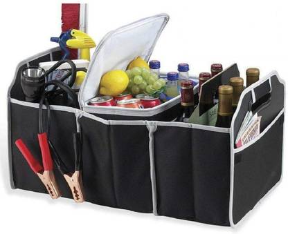 credsy Car Trunk Organizer Stuff Food Storage Bags,Travel Holder,Cargo Carrier Box Trunk Organizer
