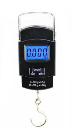 Manki Fashion New Attractive Portable Electronic Digital Lcd Screen Scale For Travel Luggage 50 kg Weighing Scale Weighing Scale (Multicolour) Weighing Scale