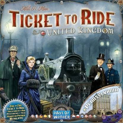 Days Of Wonder Ticket to Ride United Kingdom Map Collection Five Party & Fun Board Game