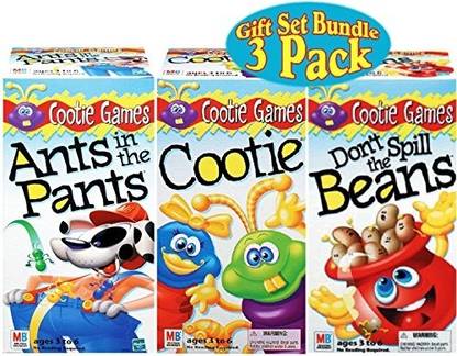 Games Ants in the Pants Cootie Dont Spill the Beans 3 Pack Party & Fun Board Game