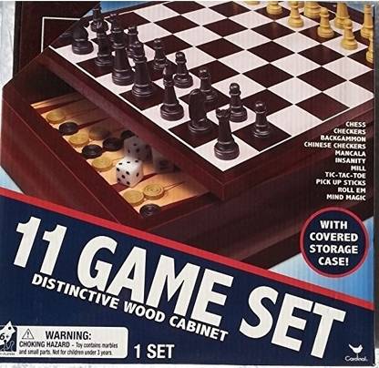 Cardinal Industries Traditions 11 Game Set Party & Fun Board Game