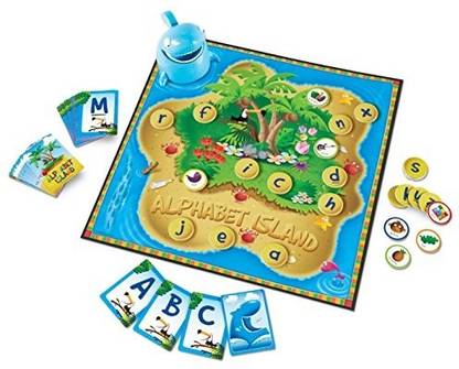LEARNING RESOURCES Alphabet Island A Letter Sounds Game Party & Fun Board Game
