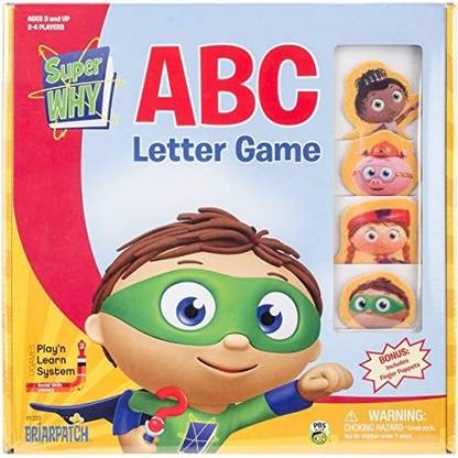 Briar Patch Super WHY ABC Game Party & Fun Board Game