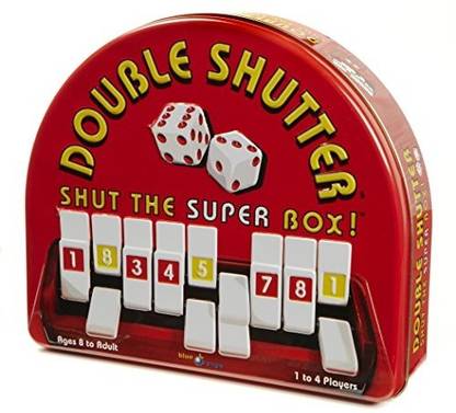 Blue Orange Double Shutter Tin Party & Fun Board Game