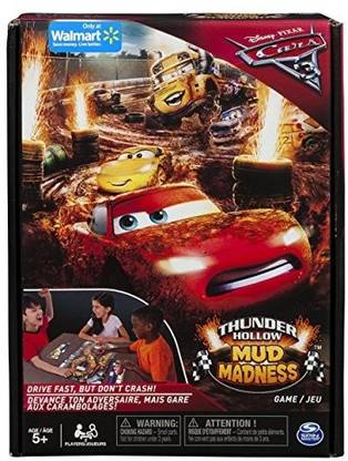 Cars Thunder Hollow Mud Madness Game Party & Fun Board Game