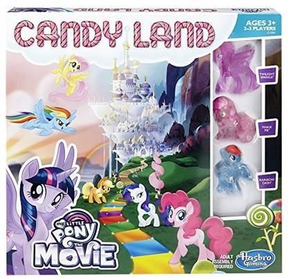 HASBRO GAMING Candy Land Game My Little Pony the Movie Edition Party & Fun Board Game