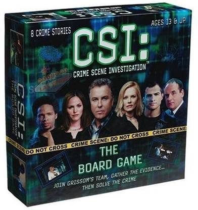 Specialty Board Games CSI Crime Scene Investigation The Board Game Party & Fun Board Game