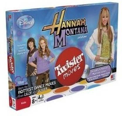 Milton Bradley Twister Moves Hannah Montana Party & Fun Board Game