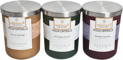 redolance Highly Fragrance Burnt Orange, Christmas Punch, Salted Caramel Candle