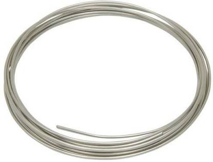 Easy Electronics Nichrome Wire - Heat Resistance Wire, Heating Coils, Foam cutting wire 1 sq/mm Silver 1 m Wire