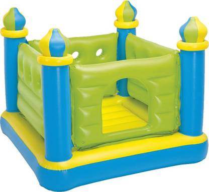 VW Jr. Jump-O-Lene Castle Inflatable Bouncer, 52"L X 52"W X 42"H