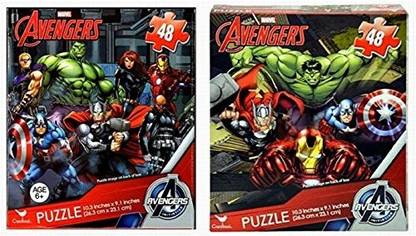 MARVEL ulk Thor Black Widow Hawkeye Iron Man Nick Fury 48 Pieces each
