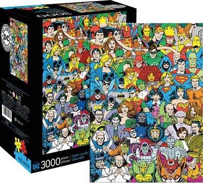 Aquarius DC Comics Line Up 3000 Piece Jigsaw Puzzle