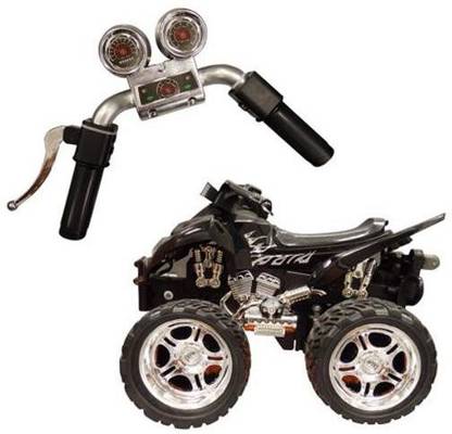ek 1:12 Scale Motion Steering Remote Control ATV Black