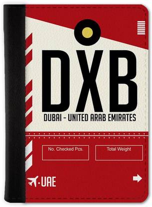 QRIOH Dubai Passport Passport Holder Wallet