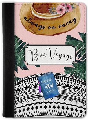 QRIOH Bon Voyage Passport Holder Wallet