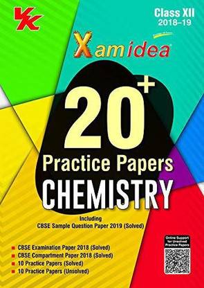 Xam Idea 20 Plus Cbse Sample Papers Chemistry Class 12 for 2019 Exam  - Including CBSE Sample Question Paper 2019 (Solved) Class 12