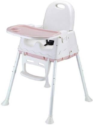SYGA High Chair for Baby Kids, Safety Toddler Feeding Booster Seat Dining Table Chair (Pink)