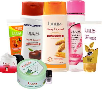 LILIUM Moisturizing Body Care Product With Silver Nail Paint GC639