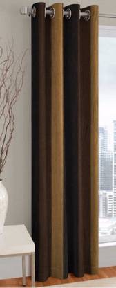 Styletex 151 cm (5 ft) Polyester Semi Transparent Window Curtain Single Curtain