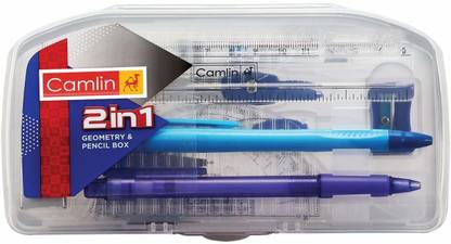 Camlin 2 in 1 Geometry Box and pencil box Geometry Box