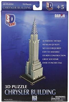 Daron Chrysler Building 3D Puzzle 70Pieces