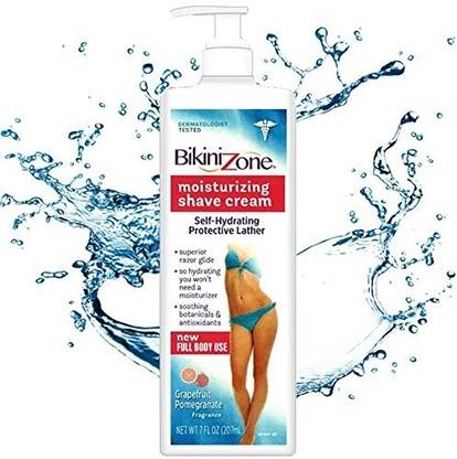 Bikini Zone Moisturizing Shave Cream Grapefruit Pomegrante