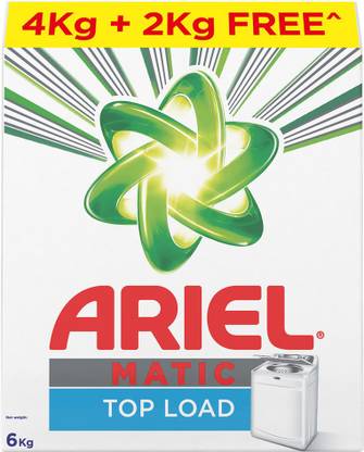 Ariel Matic Top Load Washing Powder (4kg + 2kg) Detergent Powder