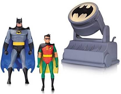 DC Collectibles Batman The Animated Series Batman Robin Action Figure With BatSignal