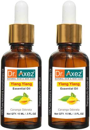 Dr. Axez Pure Natural Ylang Ylang Essential Oil (15ML Pack of 2)