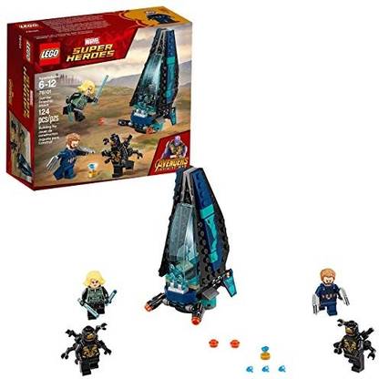 LEGO Marvel Super Heroes Avengers Infinity War Outrider Dropship Attack 76101 Building Kit 124 Piece Renewed