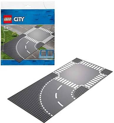 LEGO City Curve And Crossroad 60237 Building Kit New 2019 2 Piece
