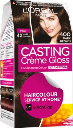 L'Oréal Paris Casting Creme Gloss , 400 Dark Brown