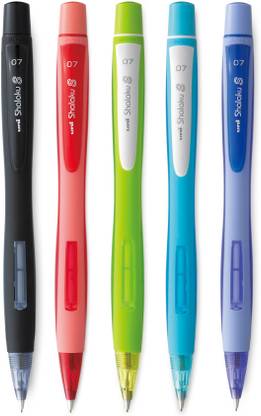 uni-ball Shalaku M7 228 0.7mm, Built in Eraser (Multicolor Body) Pencil