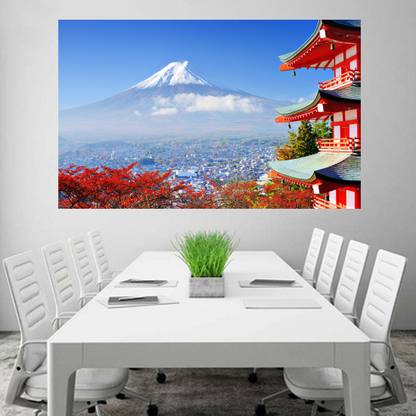 Mount Fuji Japan Highest Mountain Wallpaper Poster No Framed Large Painting On Canvas Wall Art Picture for Home Decoration Wall Decor Poster 3D Poster