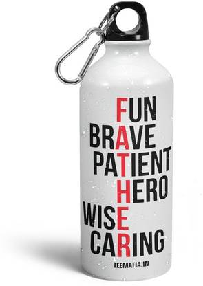 Tee Mafia Fun Brave Dad 600 ml Water Bottle