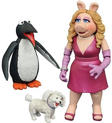 Diamond Select Toys The Muppets Miss Piggy Foo Foo Action Select Figure 2 Pack